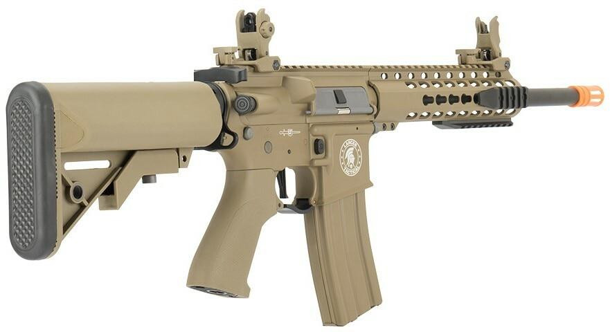 Lancer Tactical LT-19 M4 10” ProLine High FPS AEG Airsoft Rifle, Tan